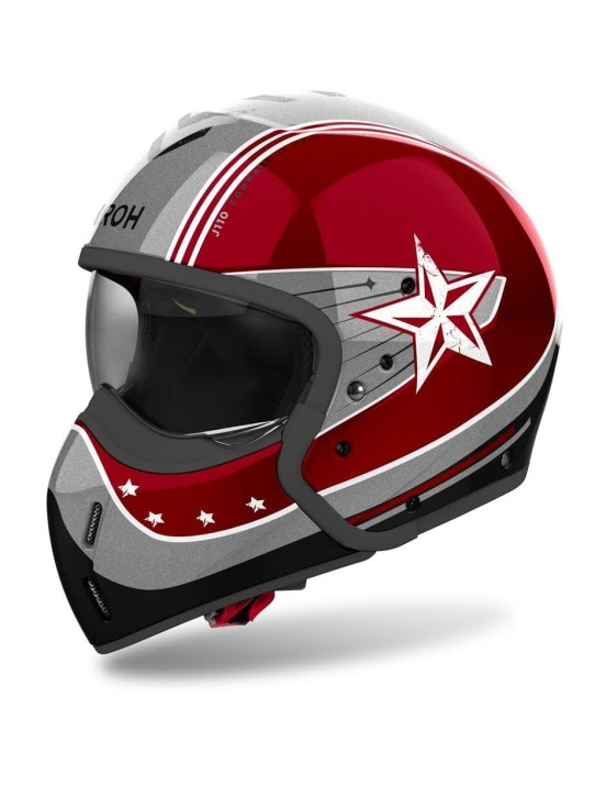 Casco con mentoniera removibile J110 Airoh