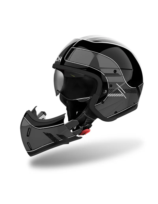 Casco con mentoniera removibile J110 Airoh