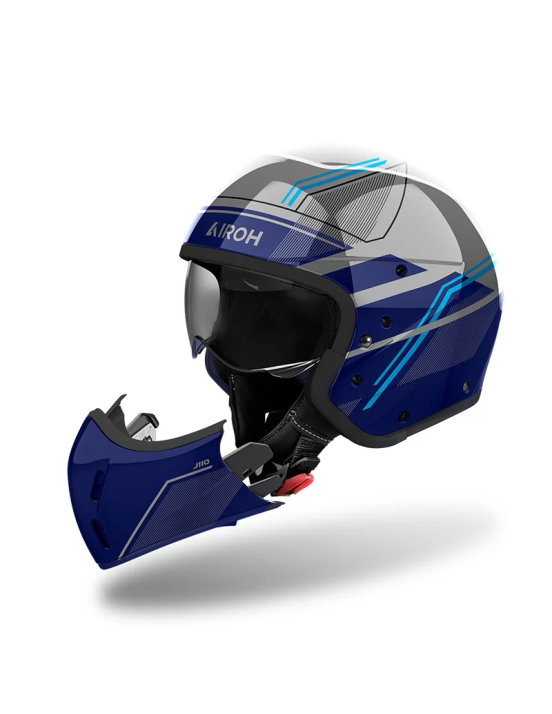 Casco con mentoniera removibile J110 Airoh