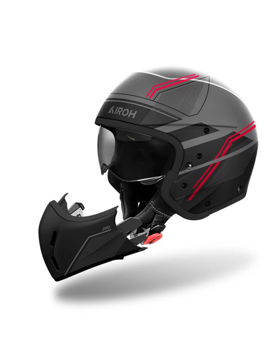 Casco con mentoniera removibile J110 Airoh