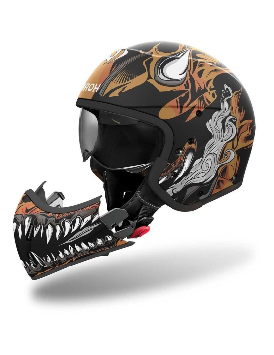 Casco con mentoniera removibile J110 Airoh